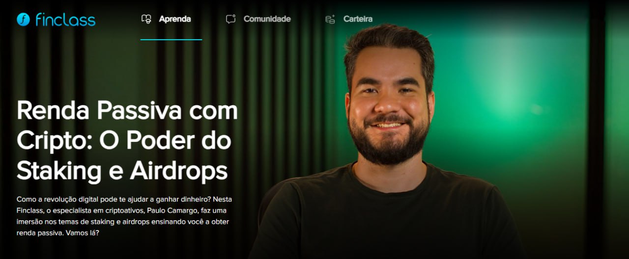 Renda Passiva com Cripto Staking e Airdrops - Paulo Camargo FINCLASS Download