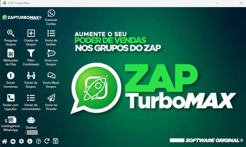 ZAPTurboMax Automação Whatsapp - Pulse Softwares Download