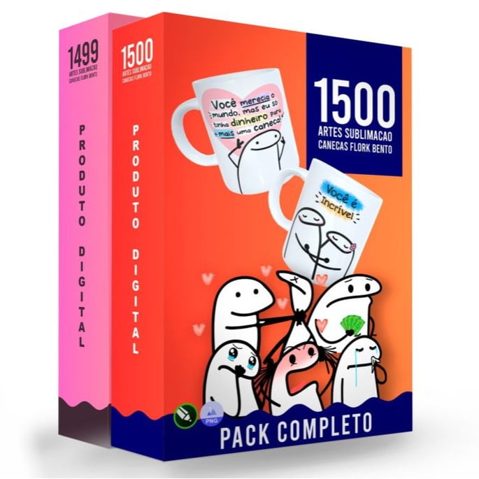 1500 Artes Para Sublimação - Download