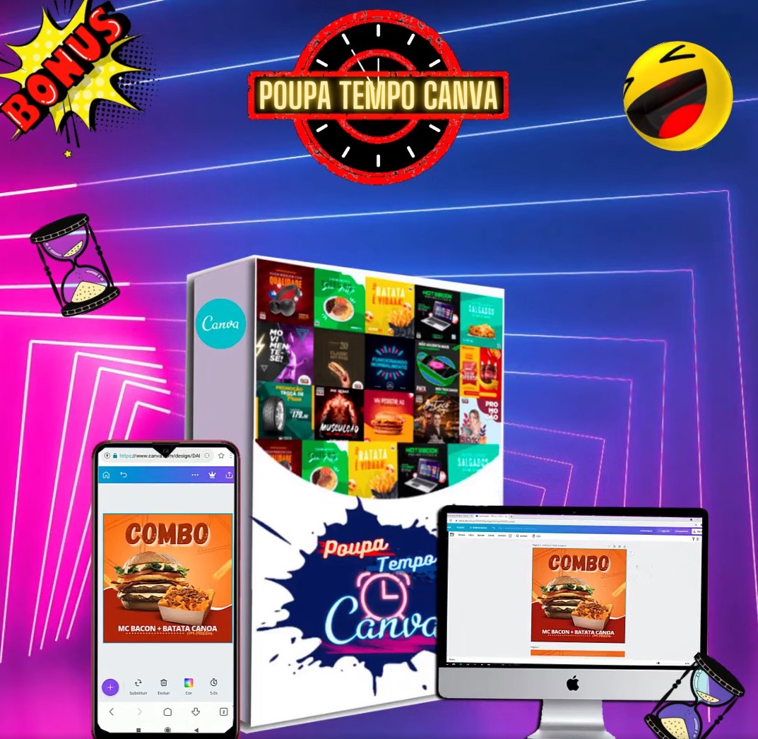 Pack Milhares de Templates - Poupa Tempo Canva Download