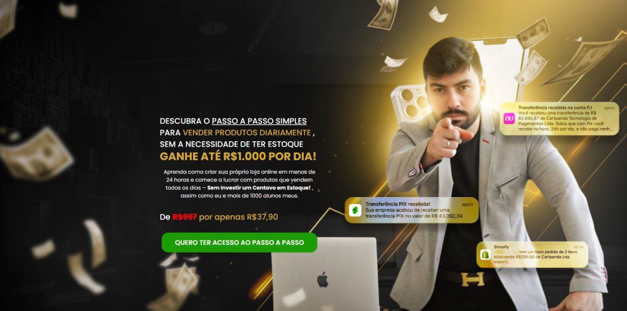 Caixa Preta do Dropshipping – Bruno Ribeiro