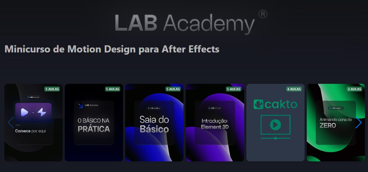 Minicurso de Motion Design para After Effects – Lab Academy