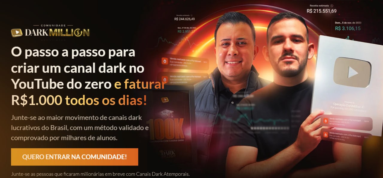 Comunidade Dark Million. – Rafael Silva Silas Dark Download